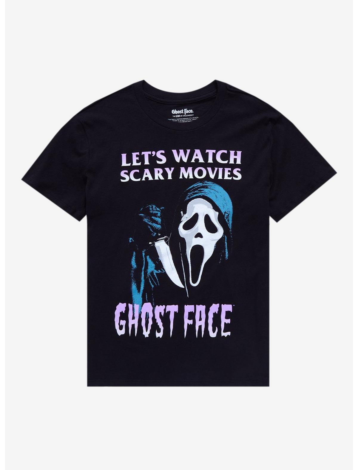 Scream Scary Movies Boyfriend Fit Girls T-Shirt, MULTI, hi-res