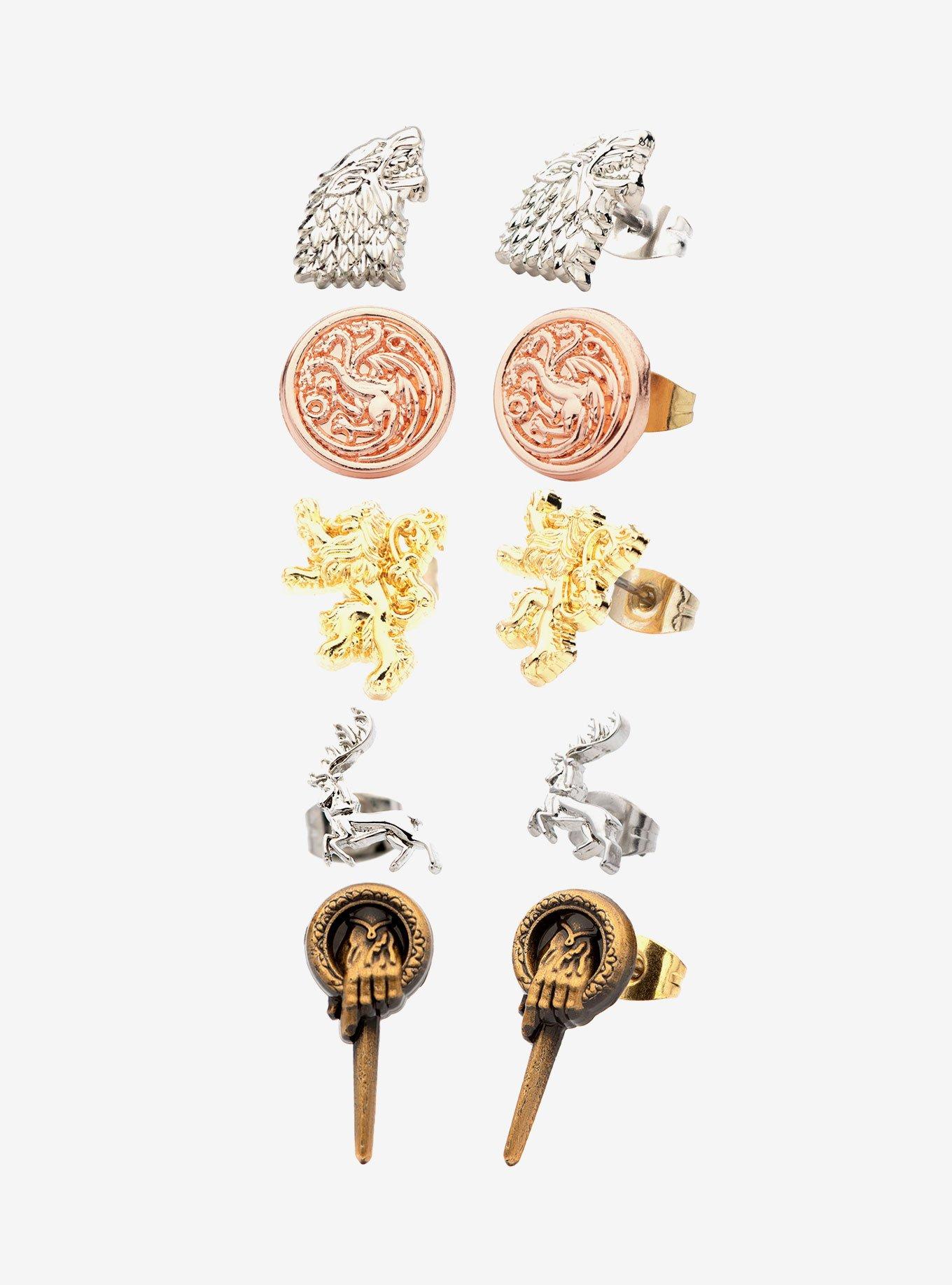 Game Of Thrones House Sigils Earring Set, , hi-res