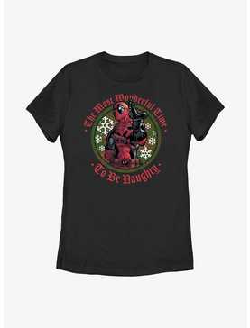 Marvel Deadpool Wonderful Time To Be Naughty Womens T-Shirt, , hi-res