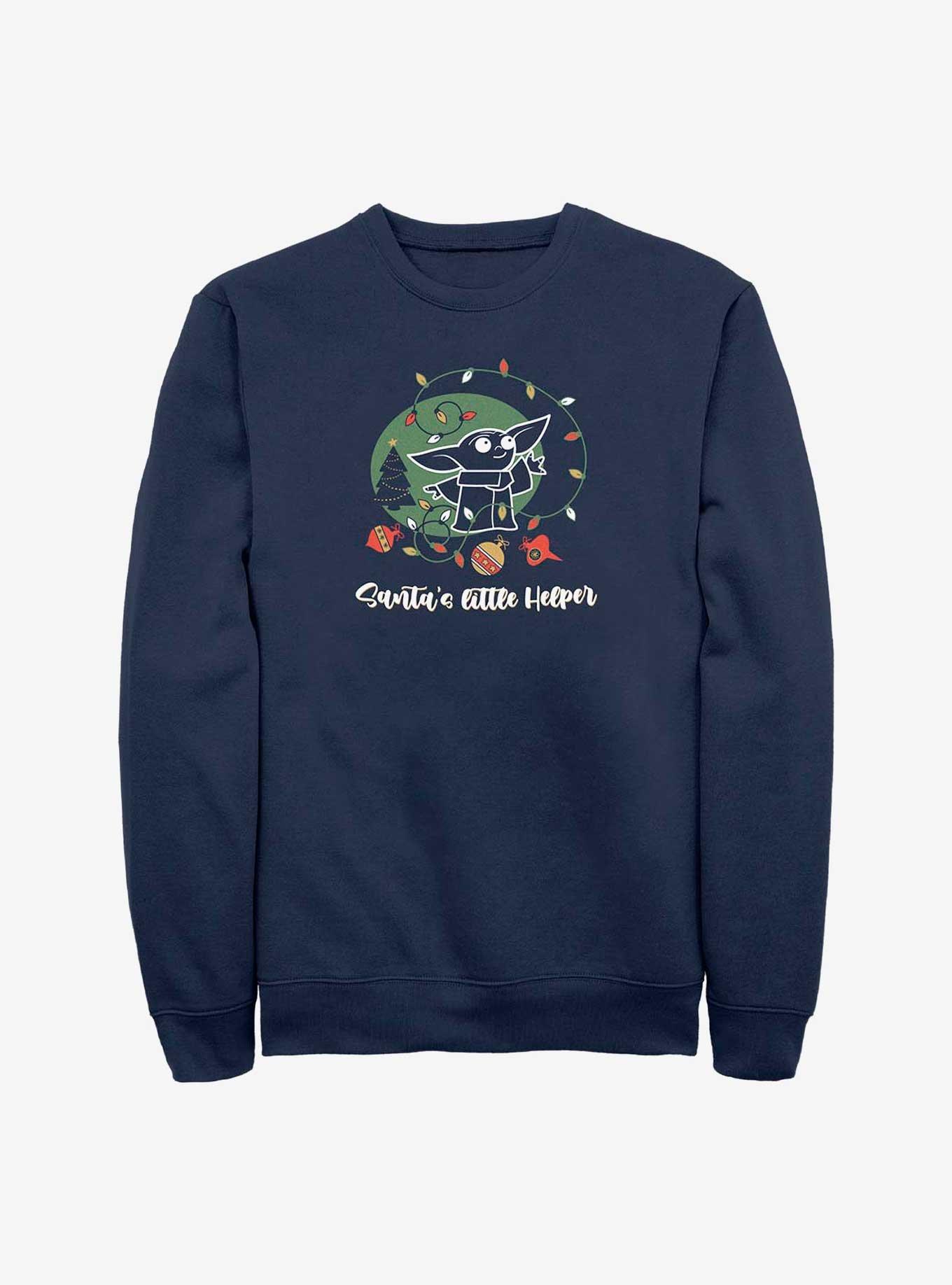 Star Wars The Mandalorian Santa's Helper Sweatshirt, , hi-res