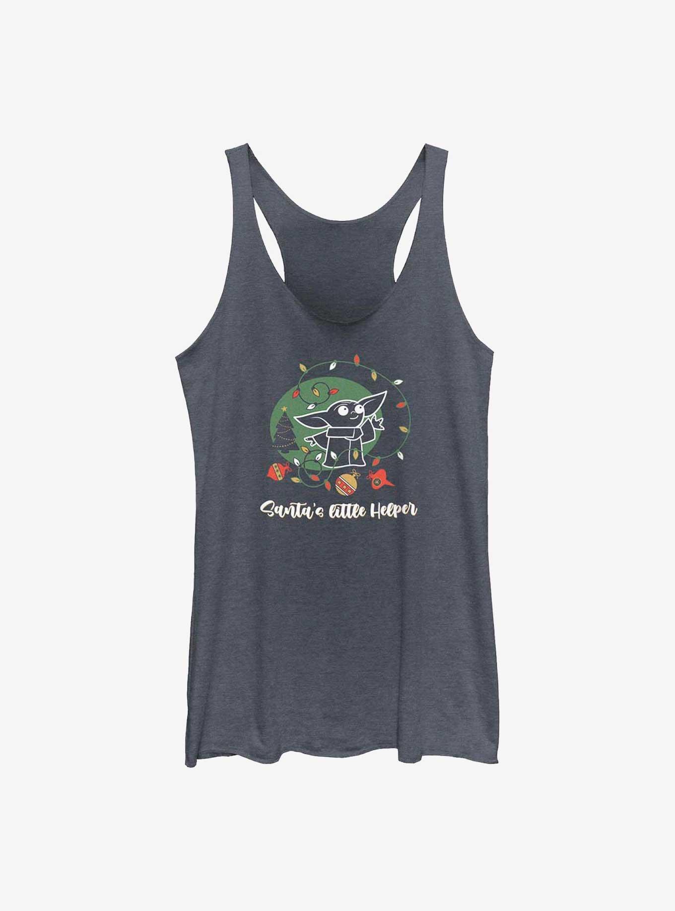 Star Wars The Mandalorian Santa's Helper Womens Tank Top, , hi-res
