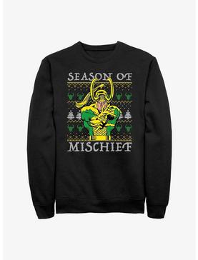 Marvel Loki Mischief Season Ugly Christmas Sweatshirt, , hi-res