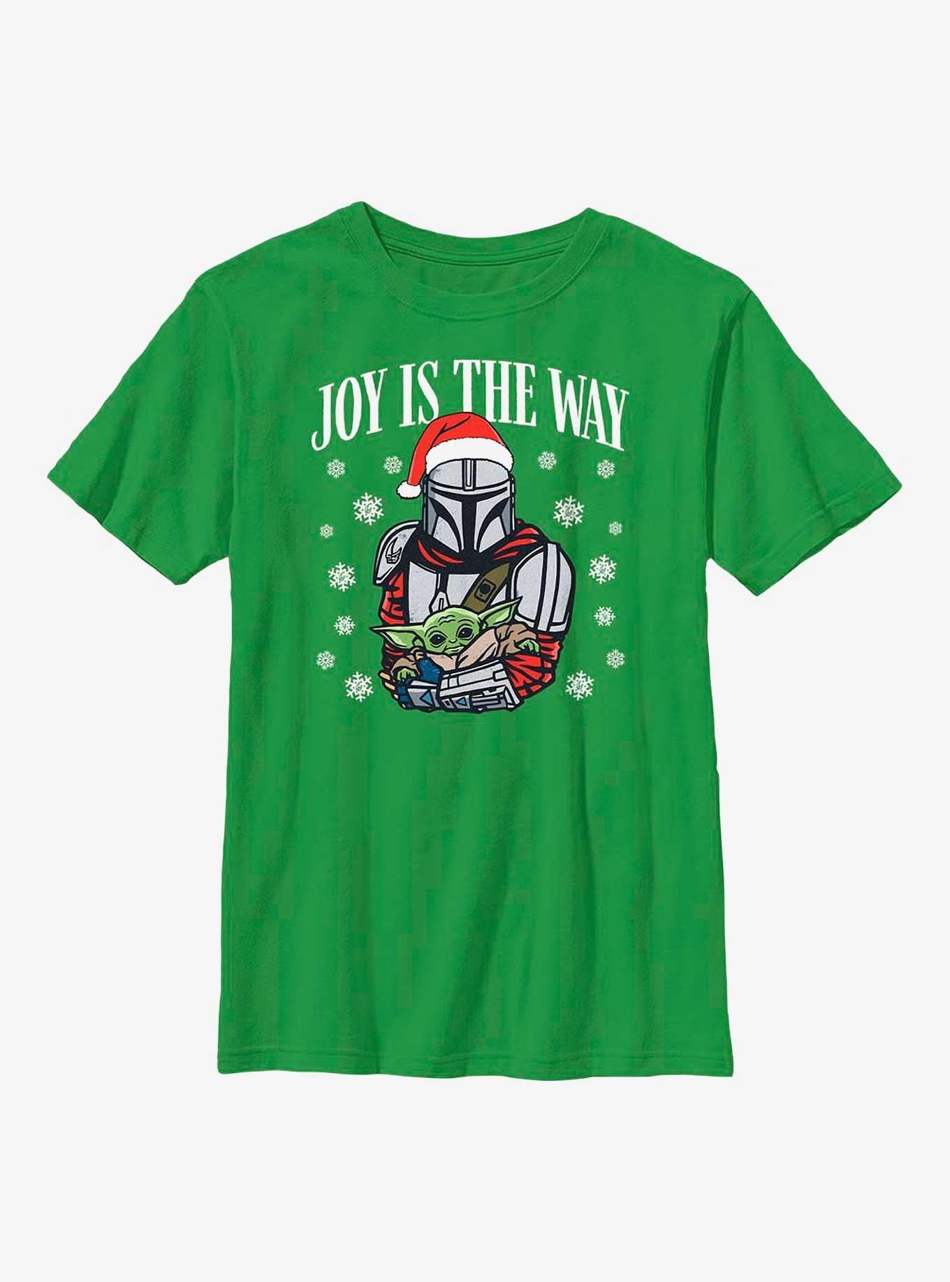 Star Wars The Mandalorian Joy Is The Way Youth T-Shirt, KELLY, hi-res