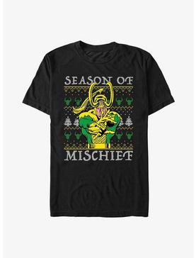 Marvel Loki Mischief Season Ugly Christmas T-Shirt, , hi-res