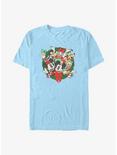 Disney Mickey Mouse Friends Christmas T-Shirt, LT BLUE, hi-res