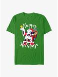 Disney Mickey Mouse Happy Holidays Santa Mickey T-Shirt, KELLY, hi-res