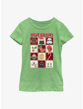 Star Wars Holiday Icons Youth Girls T-Shirt, , hi-res