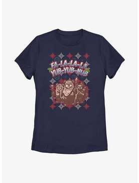 Star Wars Ewok Holiday Festivities Womens T-Shirt, , hi-res