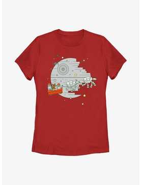 Star Wars Christmas Death Star Womens T-Shirt, , hi-res