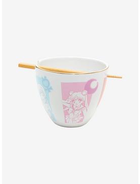 Sailor Moon Sailor Scouts Pastel Panels Ramen Bowl with Chopsticks, , hi-res
