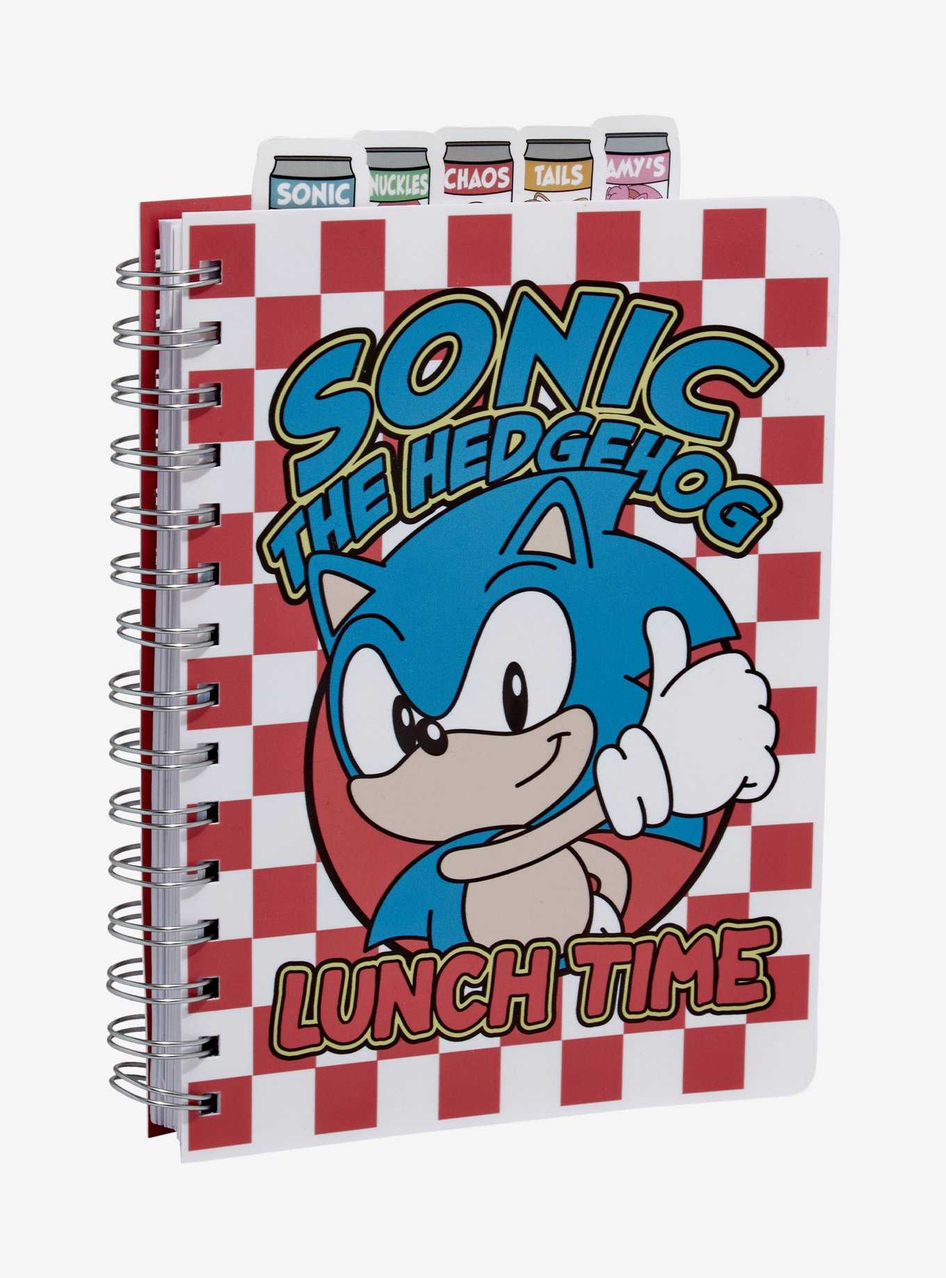 Sonic The Hedgehog Snacks Figural Tab Journal, , hi-res