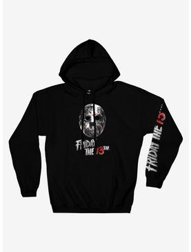 Friday The 13th Mask & Logo Hoodie, , hi-res