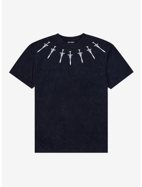 Plus Size Dagger Dark Wash T-Shirt, , hi-res