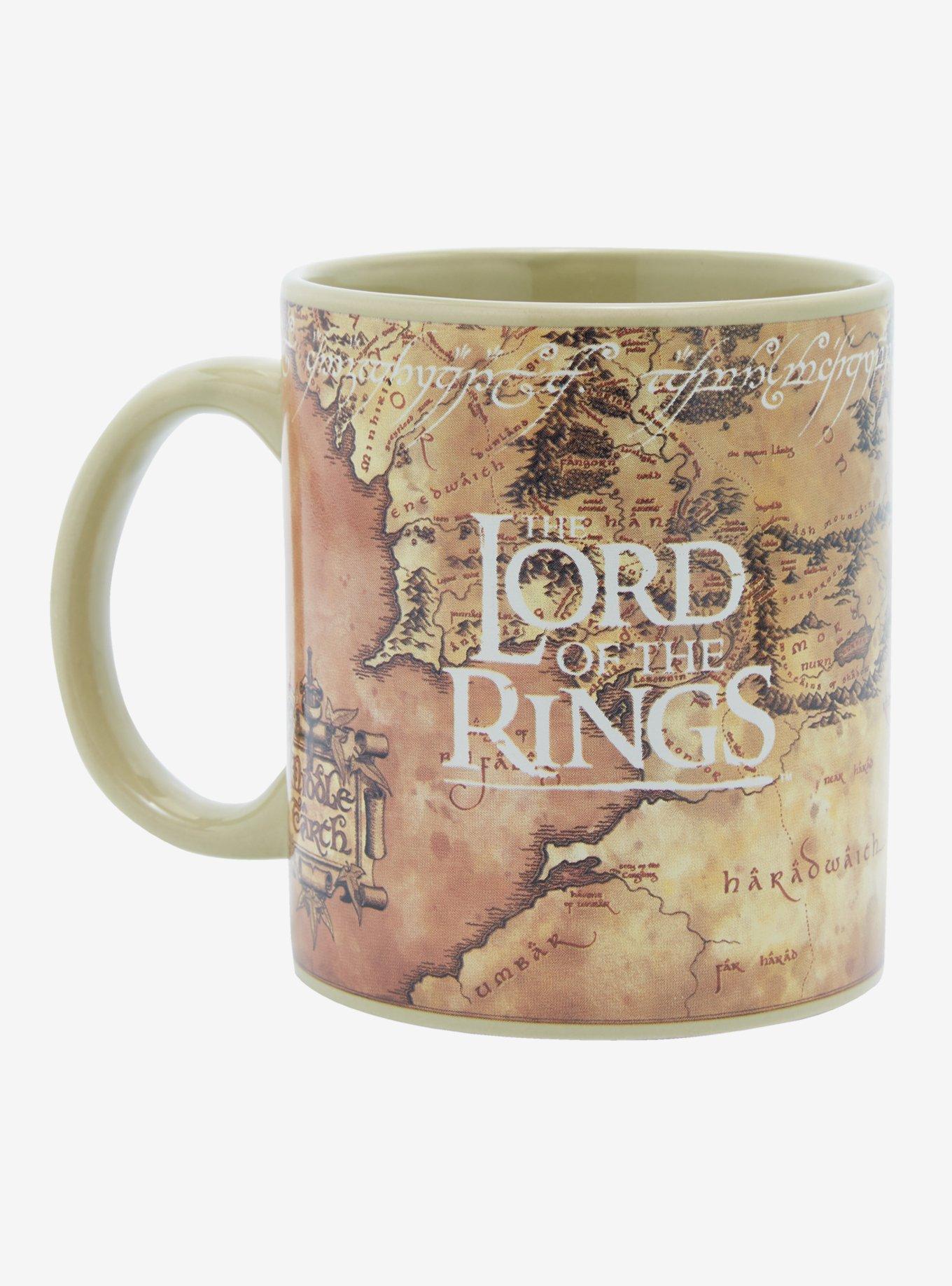 Mug map mordant The Lord of the Rings ceramic mug The Lord of the Rings -  AliExpress