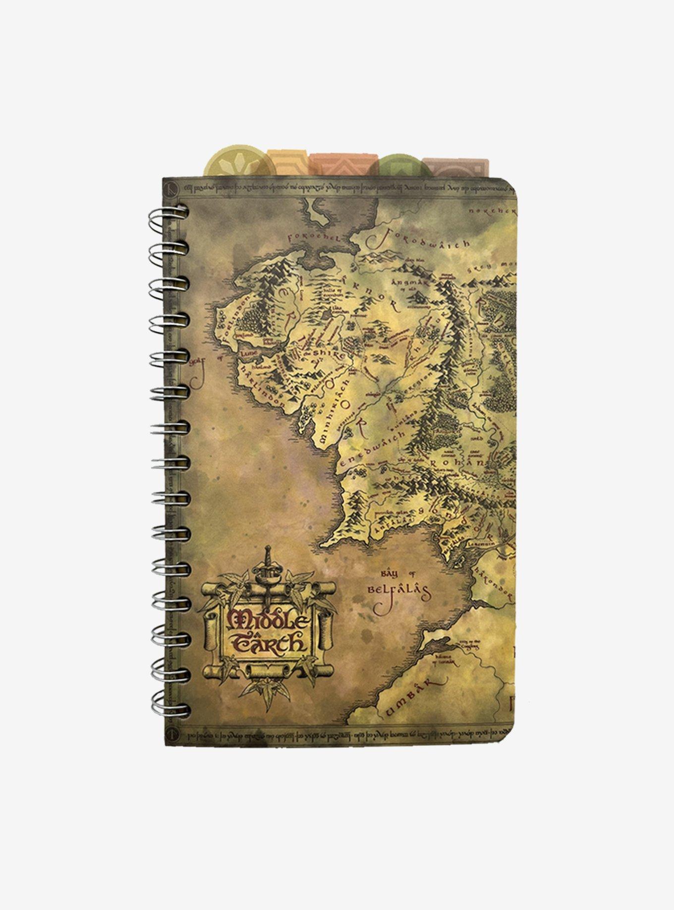 The Lord of The Rings Middle-Earth Map Tab Journal