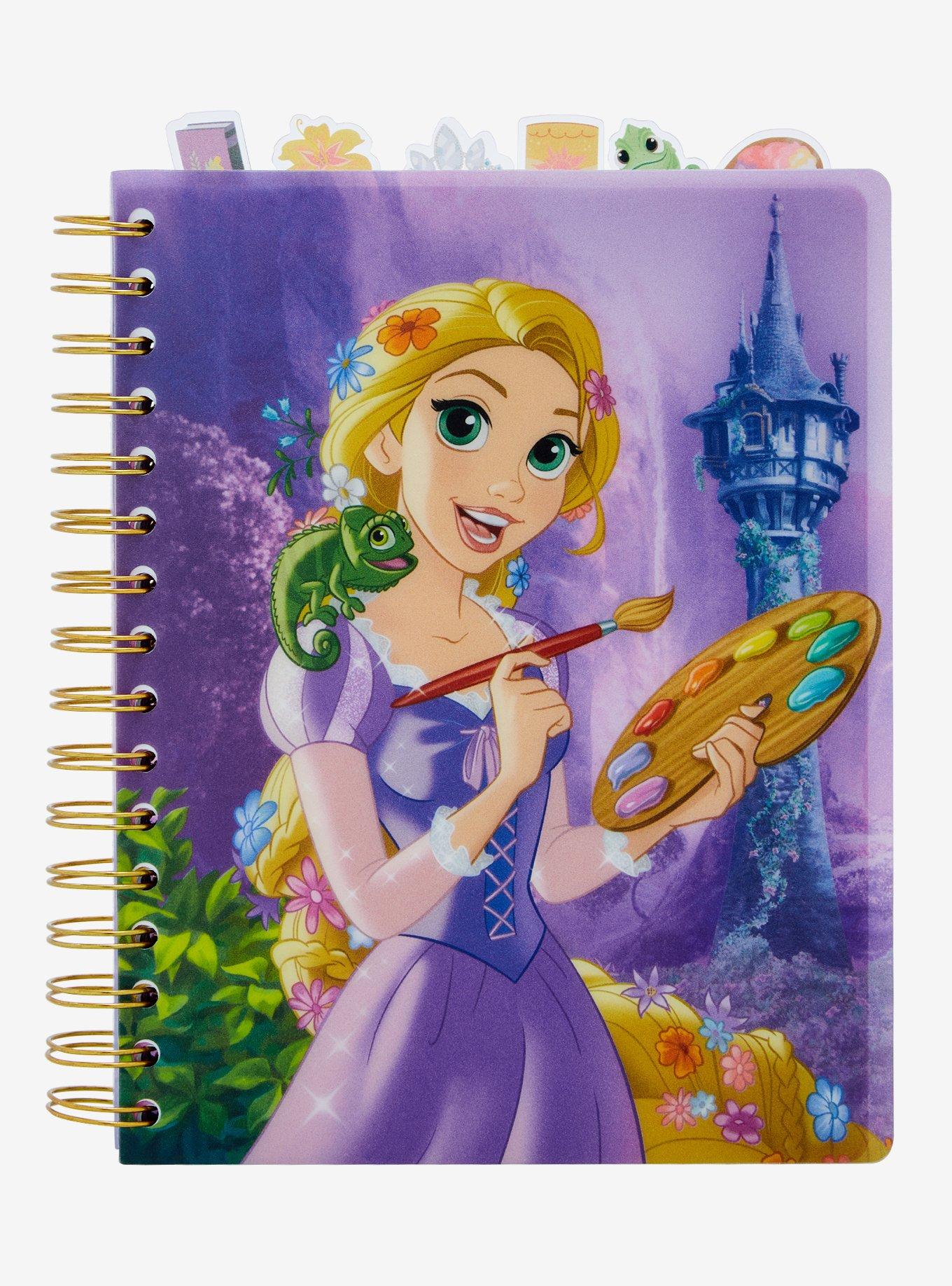 Disney Tangled Rapunzel Painting Figural Tab Journal, , hi-res