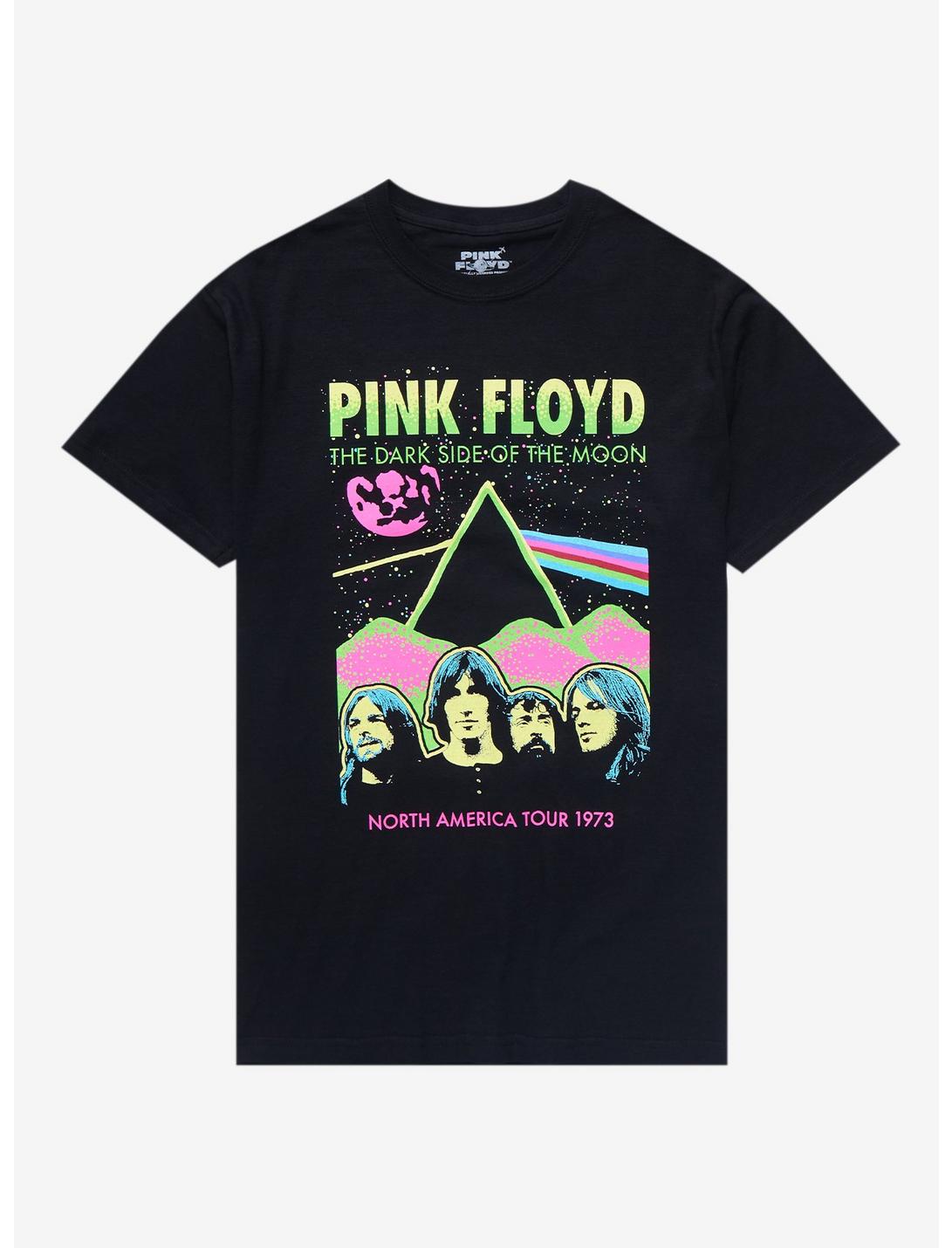 Pink Floyd North America Tour 1973 T-Shirt, BLACK, hi-res