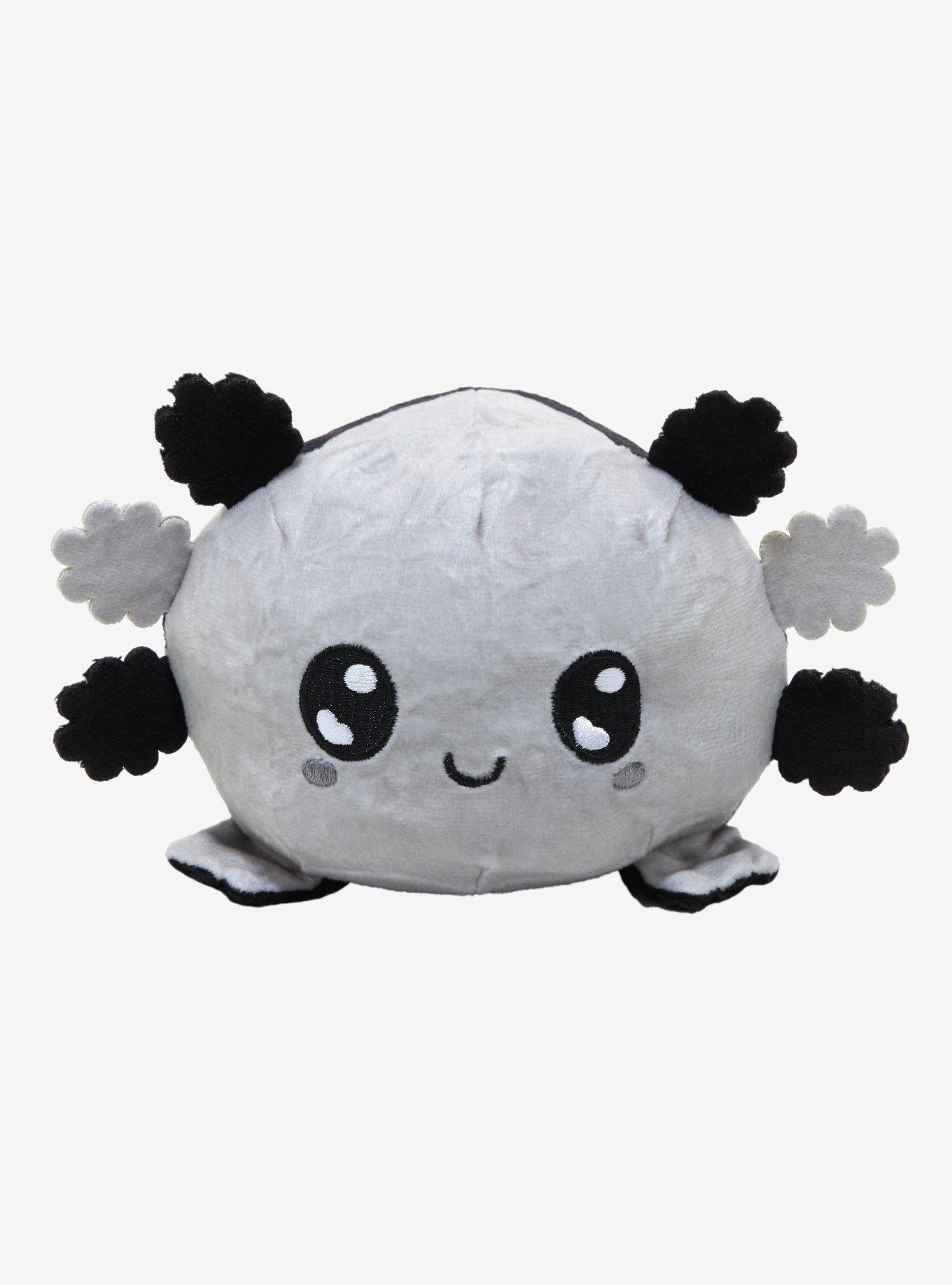 Tee Turtle Axolotl Black & Grey Reversible Plush Hot Topic Exclusive, , hi-res