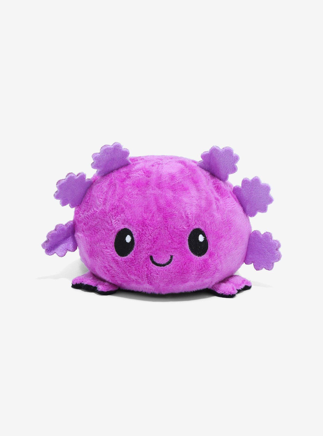 Tee Turtle Axolotl Purple & Black Reversible Plush, , hi-res