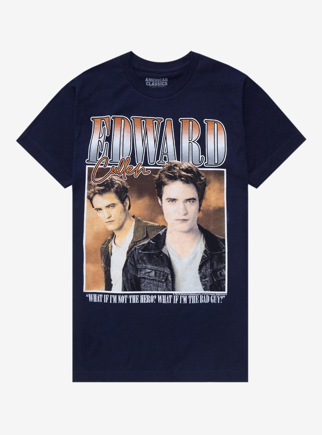 I think the twilight movies are awesome Edward Cullen t- shirt
