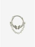 Steel Butterfly Chain Hinged Clicker, SILVER, hi-res