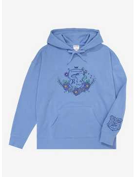 Harry Potter Floral Ravenclaw Crest Women's Hoodie - BoxLunch Exclusive, , hi-res