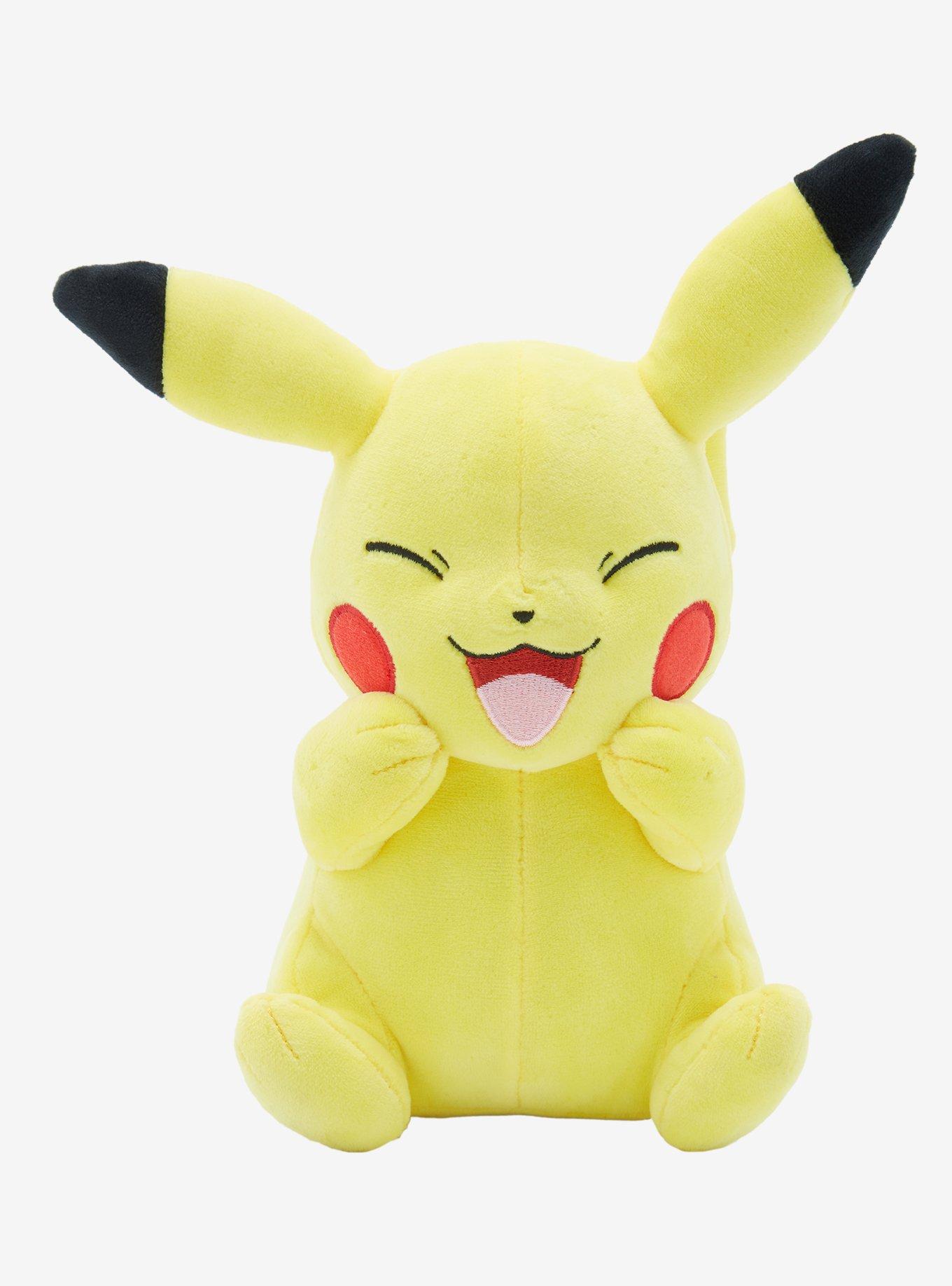Pokemon Happy Pikachu Plush, , hi-res