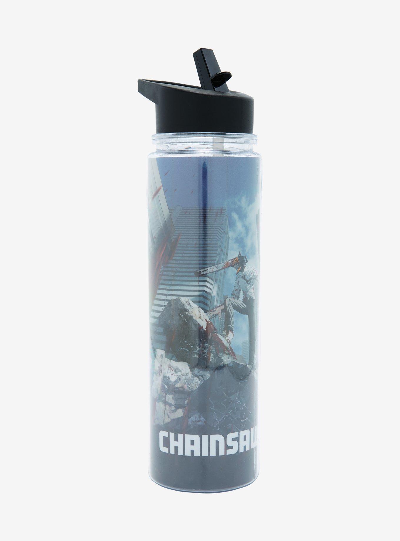 Chainsaw Man City Poster Water Bottle