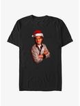 Stranger Things Santa Steve T-Shirt, BLACK, hi-res