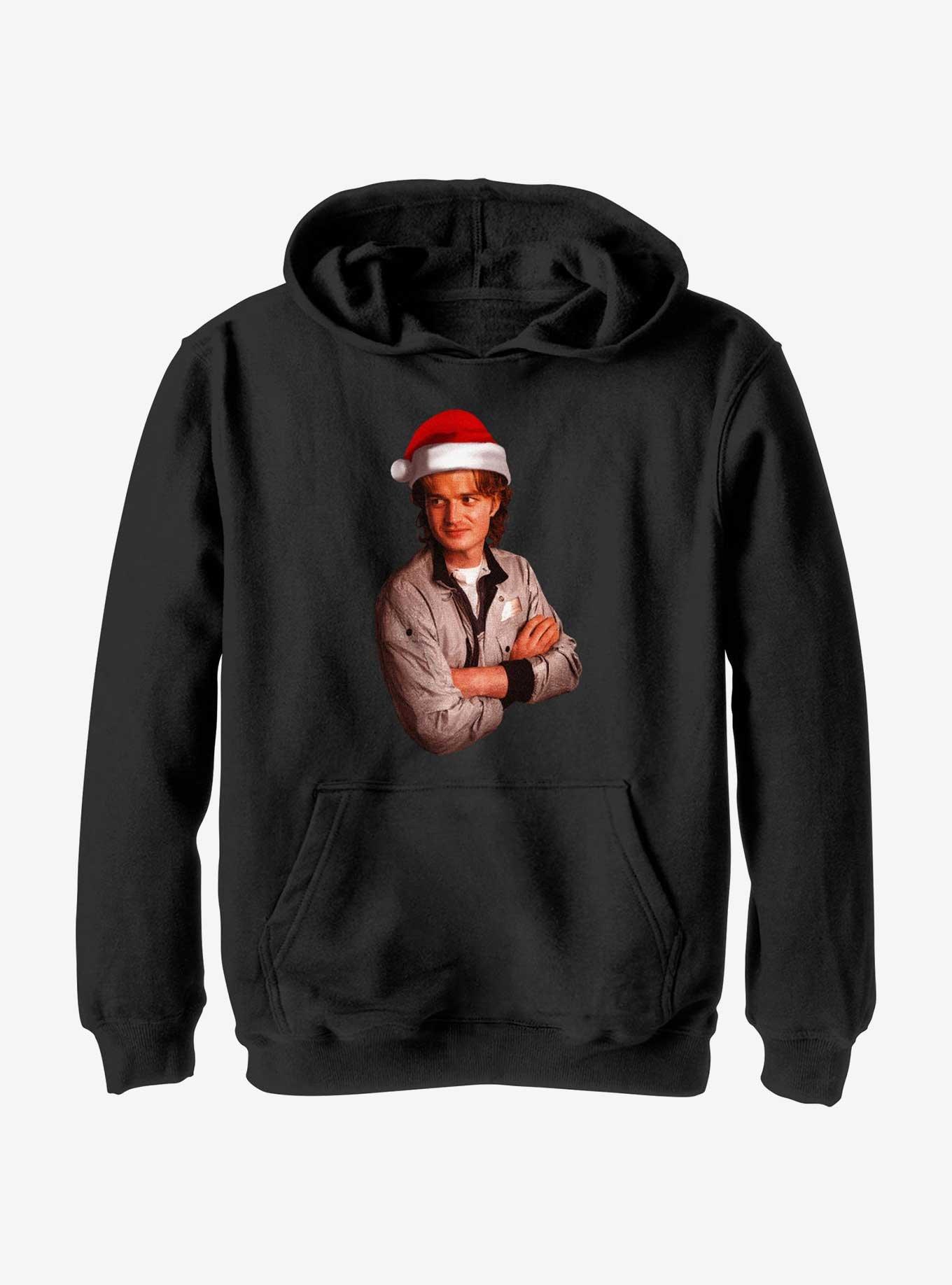 Stranger Things Santa Steve Youth Hoodie, , hi-res