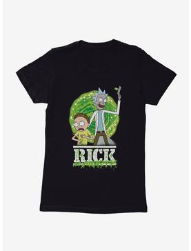 Rick And Morty Goo Splatter Logo Womens T-Shirt, , hi-res