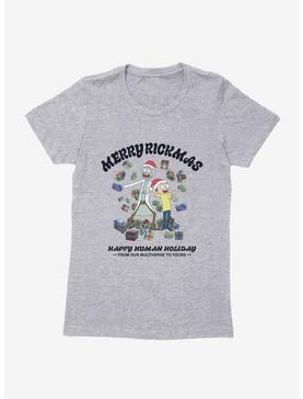 Rick And Morty Happy Human Holiday Womens T-Shirt, , hi-res