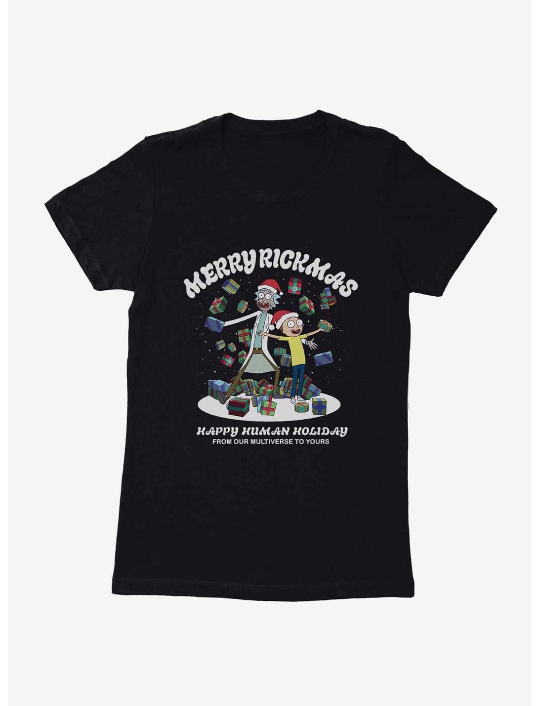 Rick And Morty Merry Rickmas Womens T-Shirt, , hi-res