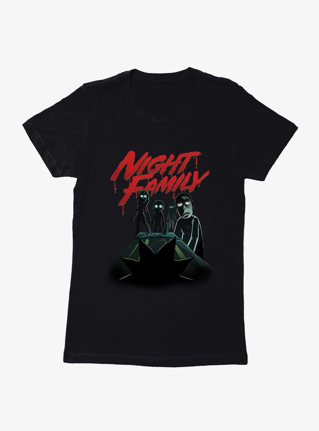 Rick And Morty Night Family Womens T-Shirt, , hi-res