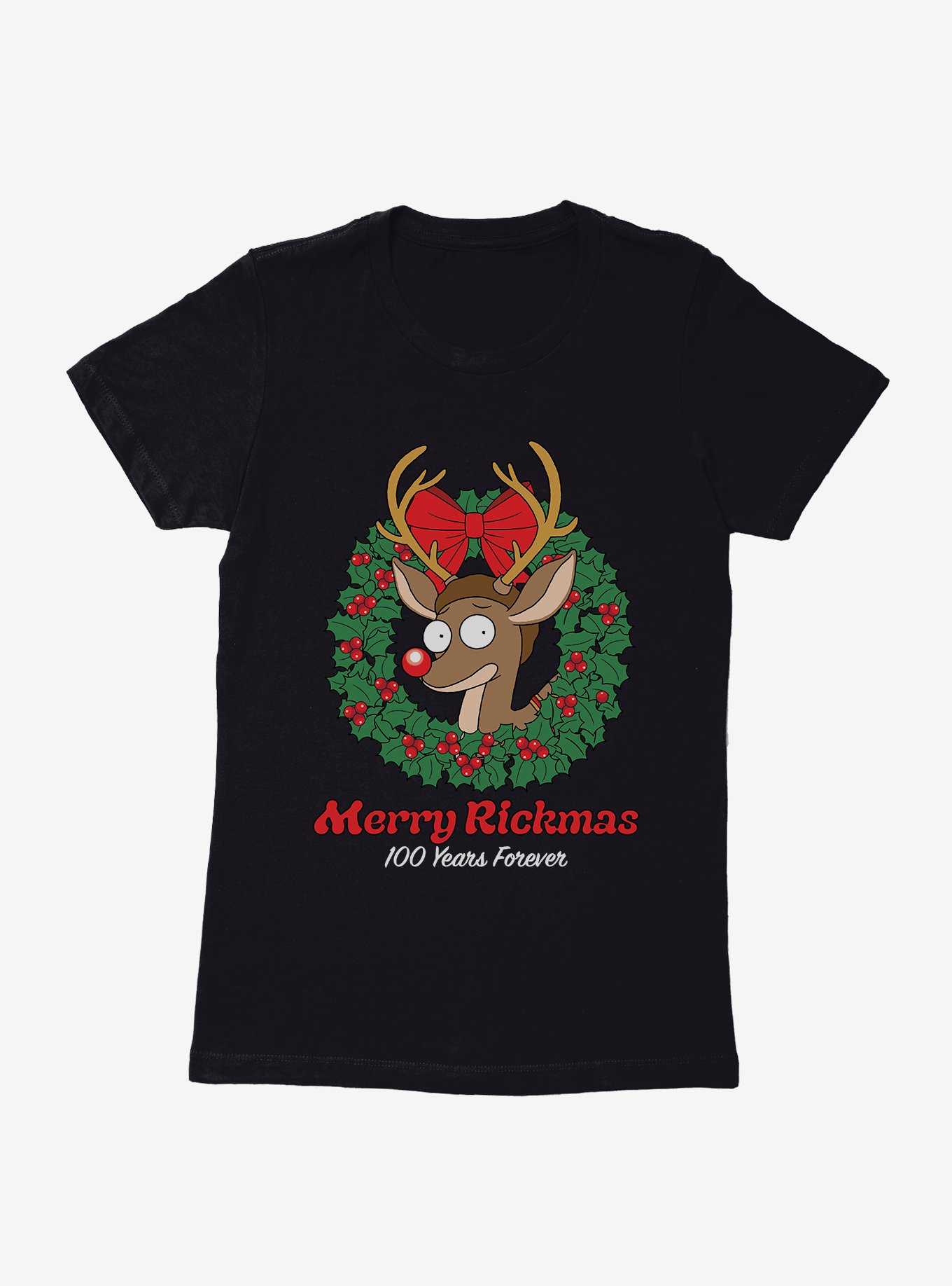 Rick And Morty Reindeer Morty Womens T-Shirt, , hi-res