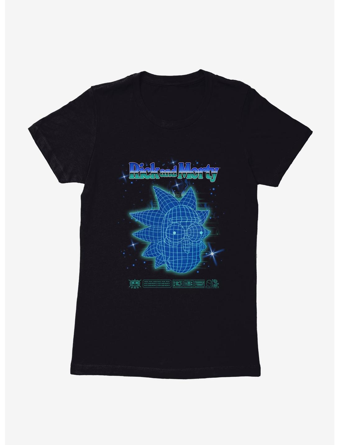 Rick And Morty Rick Grid Head Womens T-Shirt, , hi-res