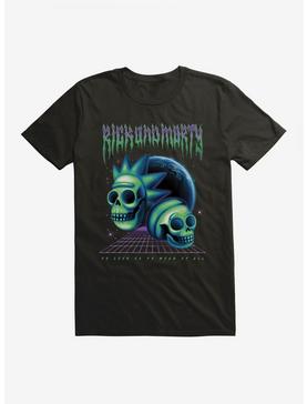 Rick And Morty Death Metal Skull T-Shirt, , hi-res