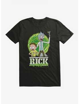 Rick And Morty Goo Splatter Logo T-Shirt, , hi-res