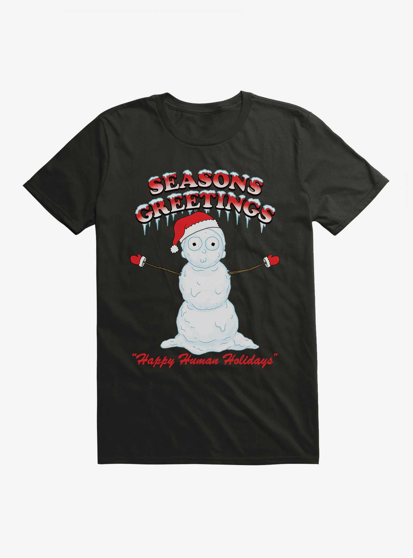 Rick And Morty Snowman Morty T-Shirt, , hi-res