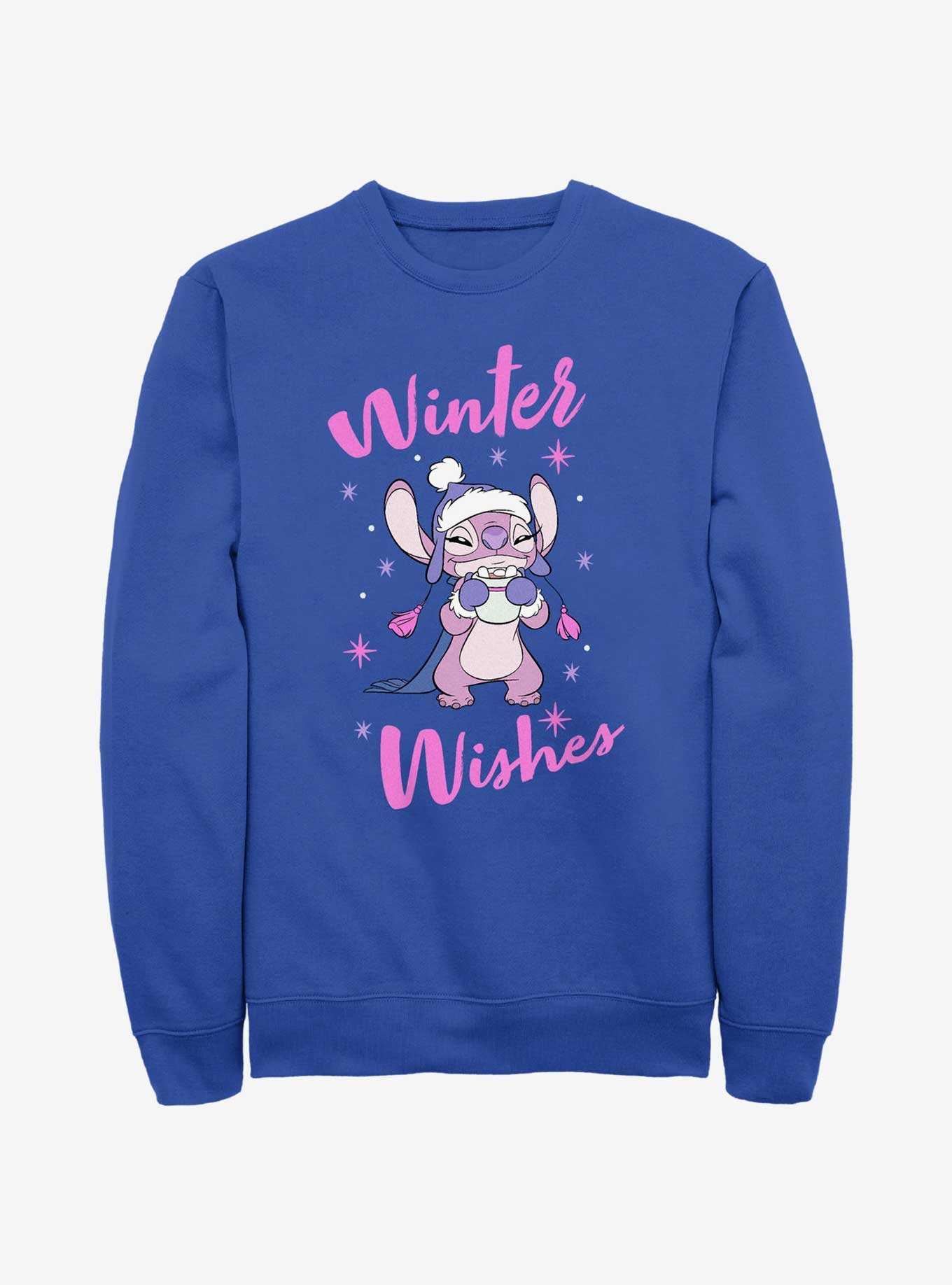 Disney Lilo & Stitch Angel Winter Wishes Sweatshirt, , hi-res