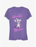 Disney Lilo & Stitch Angel Winter Wishes Girls T-Shirt, PURPLE, hi-res