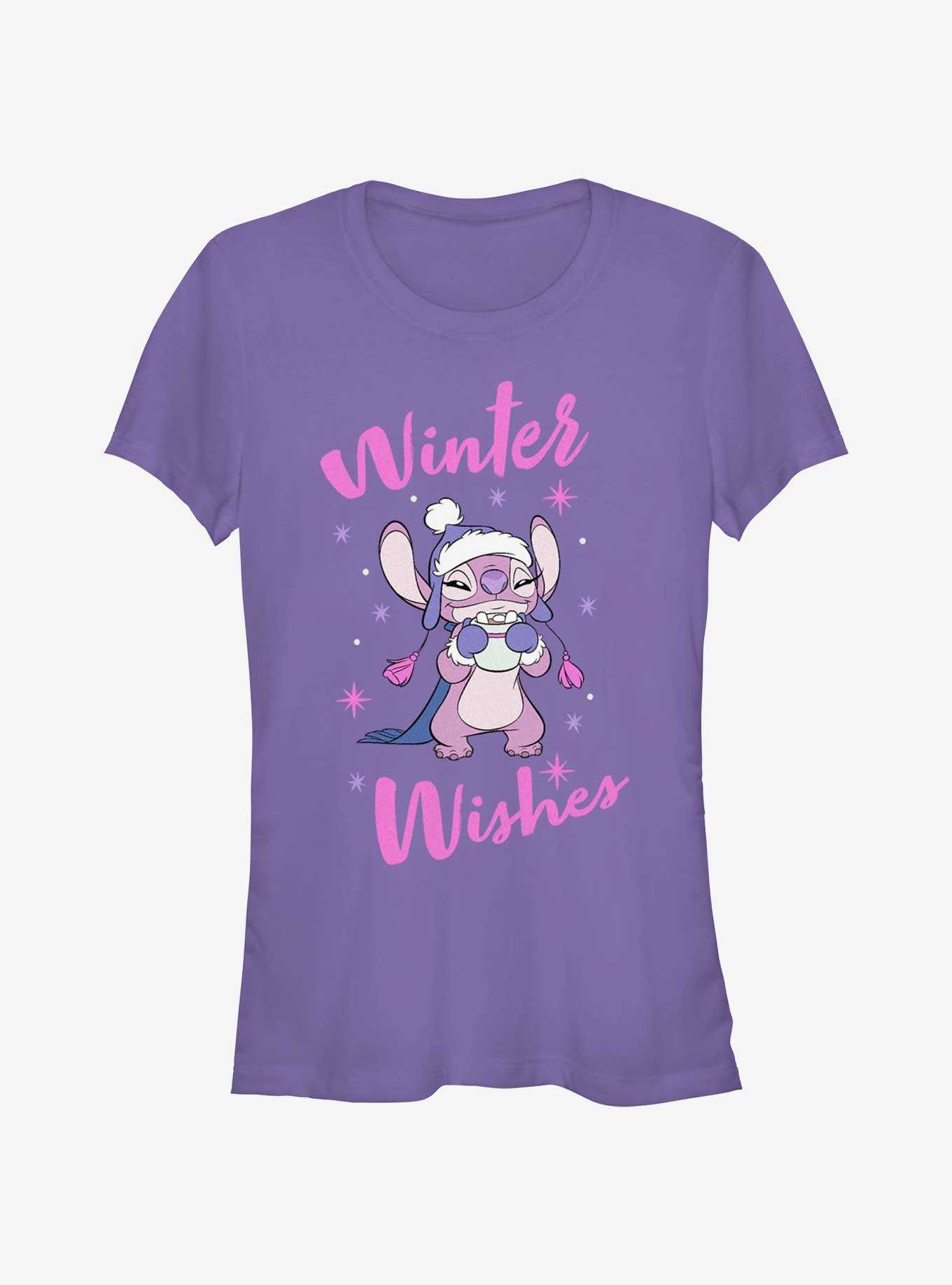 Disney Lilo & Stitch Angel Winter Wishes Girls T-Shirt, , hi-res