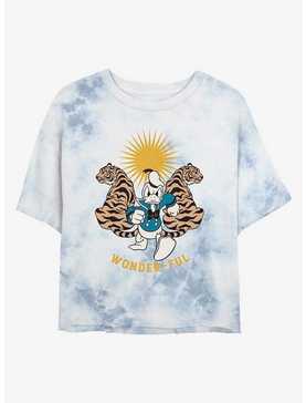 Disney Donald Duck Wonderful Duck Tie-Dye Girls Crop T-Shirt, , hi-res