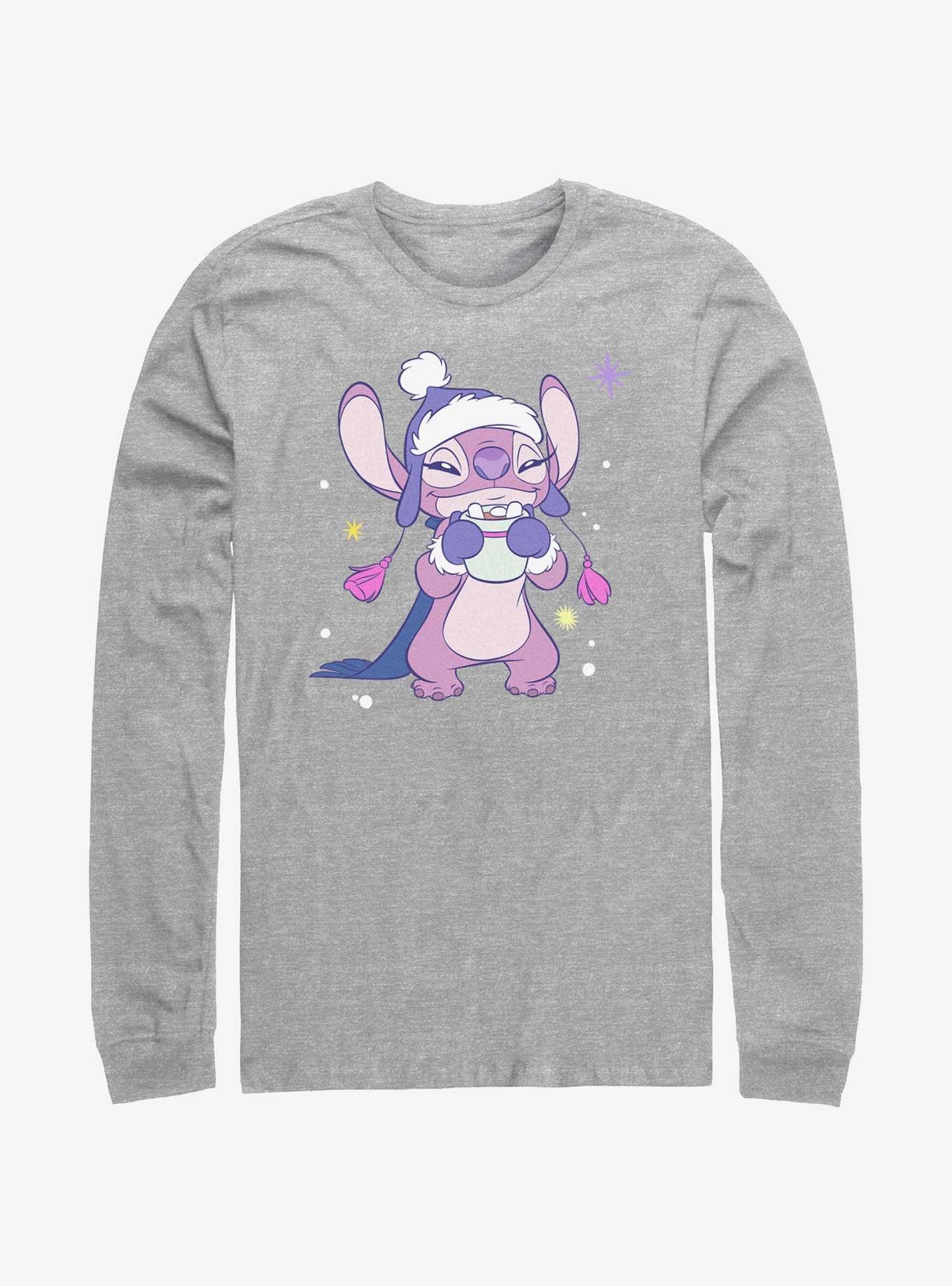 Disney Lilo & Stitch Cozy Angel Hot Cocoa Long-Sleeve T-Shirt, , hi-res