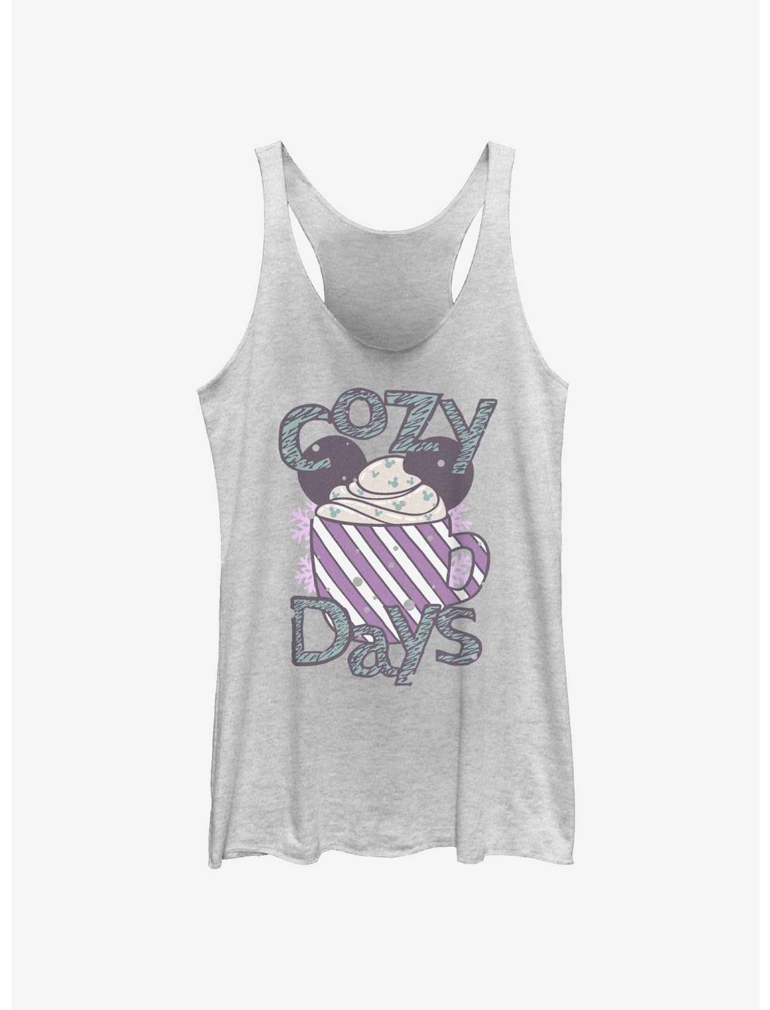 Disney Mickey Mouse Cozy Days Hot Cocoa Girls Tank, WHITE HTR, hi-res