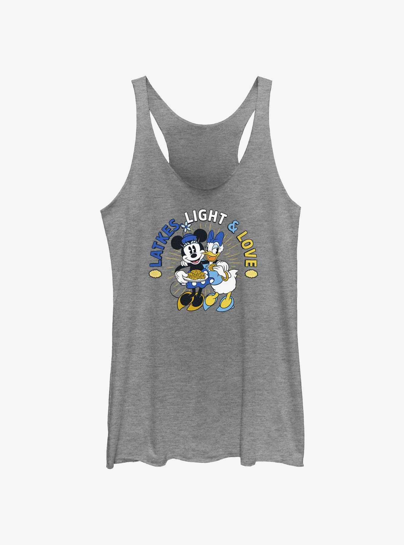 Disney Minnie Mouse & Daisy Duck Latkes, Light Love Girls Tank Top