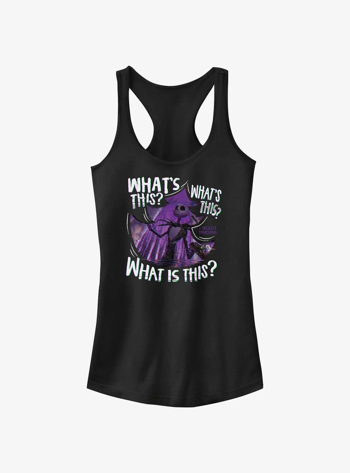 Disney The Nightmare Before Christmas Jack Skellington What's This? Girls Tank, BLACK, hi-res