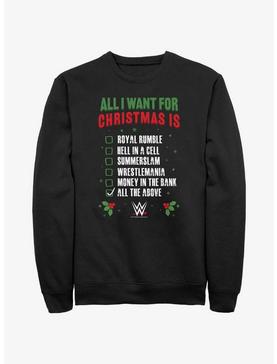 WWE All I Want Wish List Sweatshirt, , hi-res