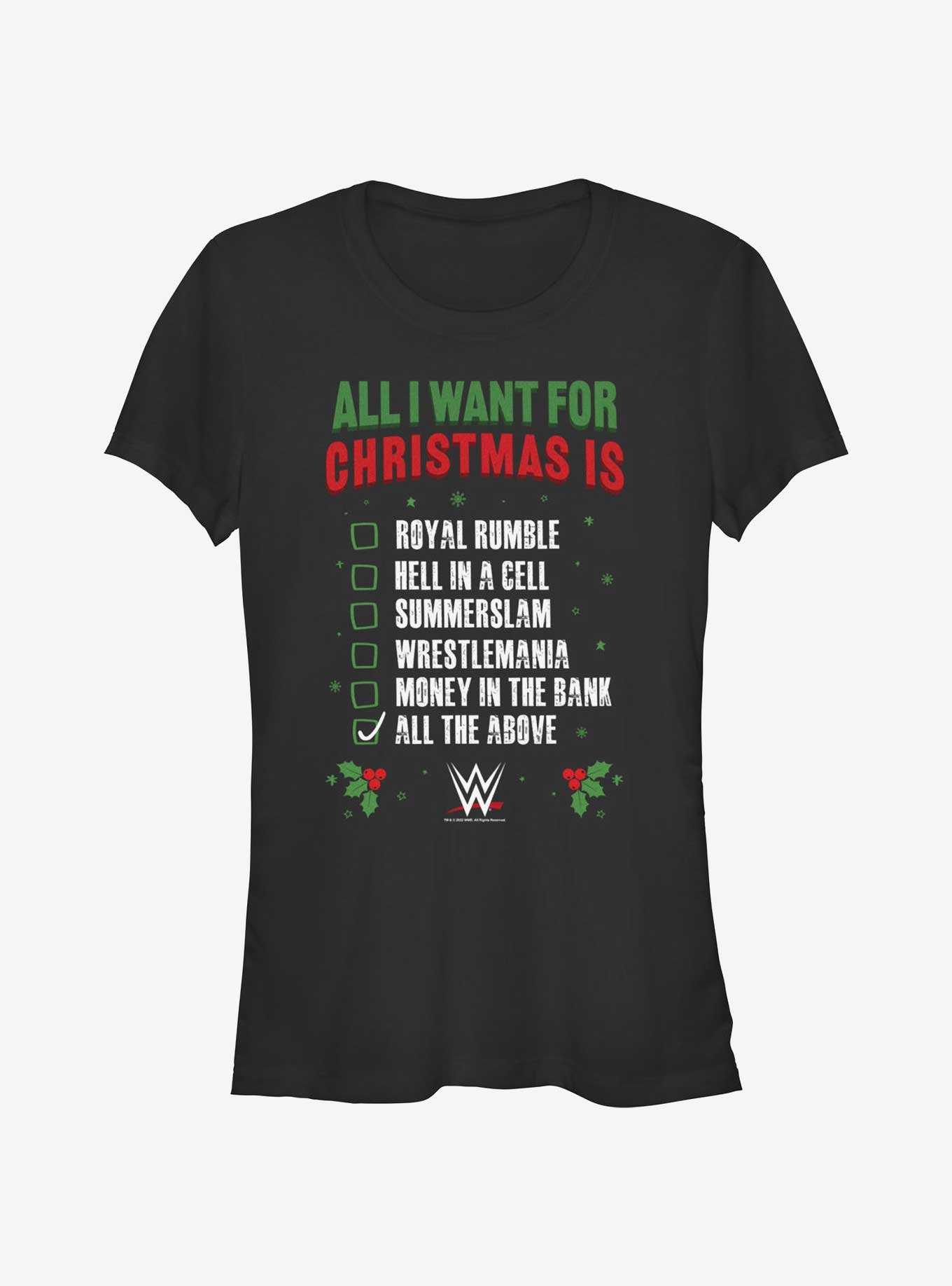 WWE All I Want Wish List Girls T-Shirt, , hi-res