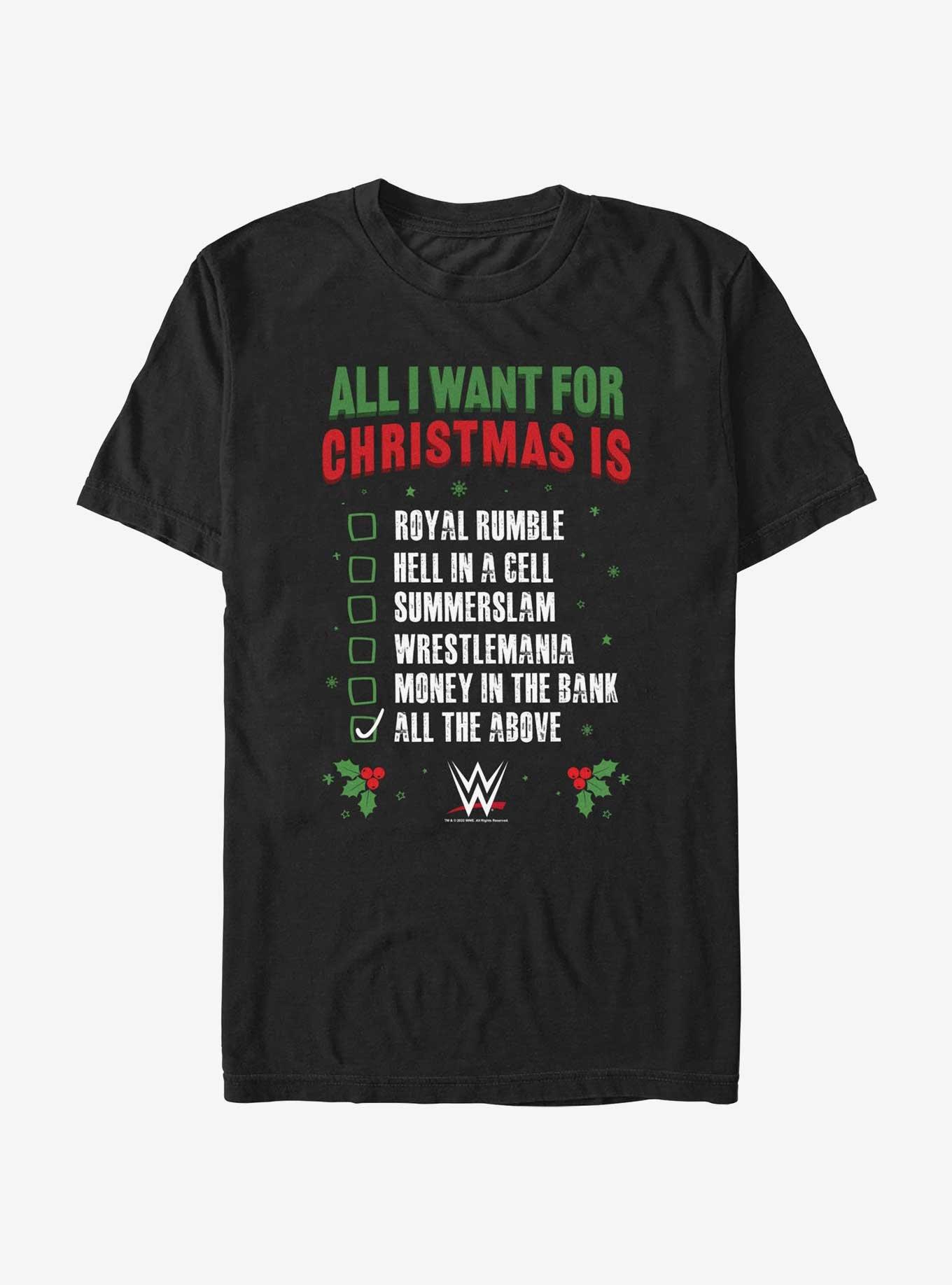 WWE All I Want Wish List T-Shirt, , hi-res